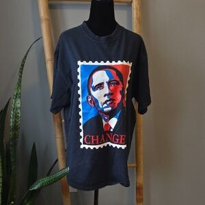 Obama CHANGE Graphic T-Shirt